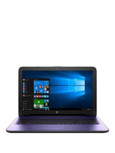 Hp 15-Af127Na A8-7410 Quad Processor, 4Gb Ram, 1Tb Hard Drive, 15.6 Inch Laptop With Amd Radeon R5 Graphics And Optional Microsoft Office 365 - Purple - Laptop With Microsoft Office 364